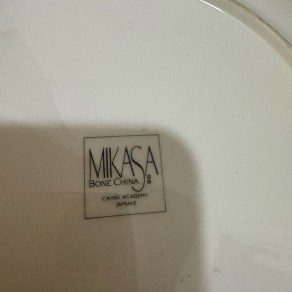 Vintage Mikasa Bone China "Academy" dinner , salad , appetizer Made In Japan. - Picture 5 of 14